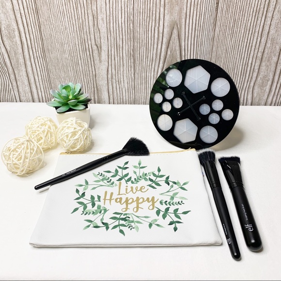 NWT 4pc Make-Up Brush & Drying Rack Set - Picture 14 of 16